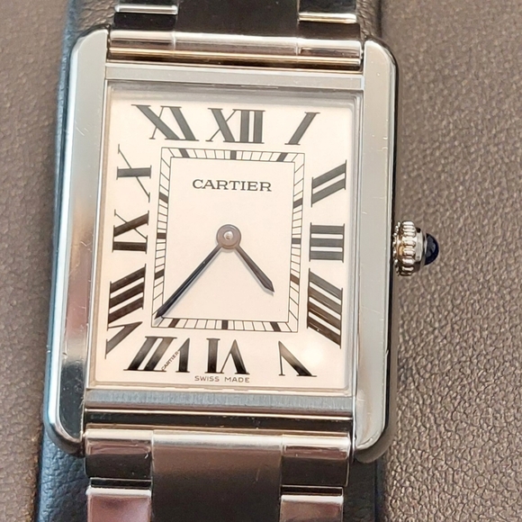Cartier Tank Solo Large Stainless Steel Watch - Picture 3 of 10